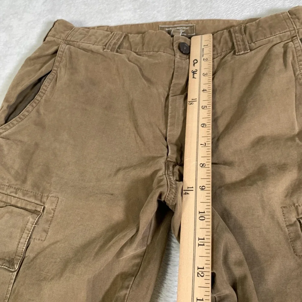 Banana Republic Pants Mens 29x30 Brown Garment Dye Cargo Paratrooper Y2K